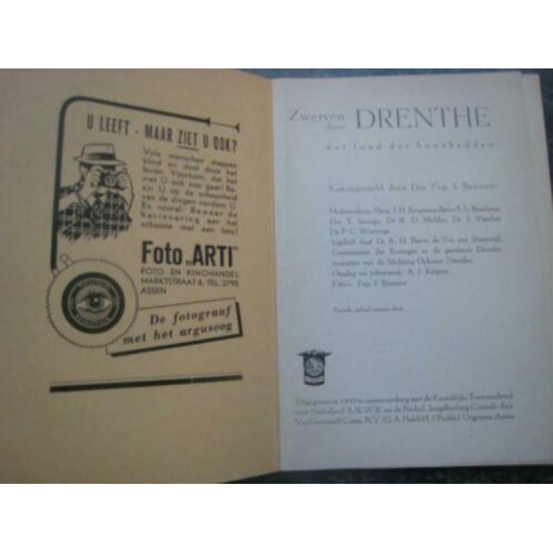 Zwerven door drenthe- het land der hunebedden-2e druk-1949