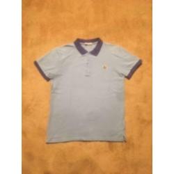 Moncler polo blauw 164