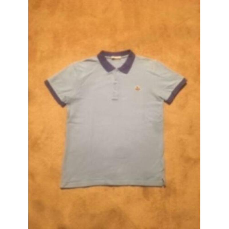 Moncler polo blauw 164