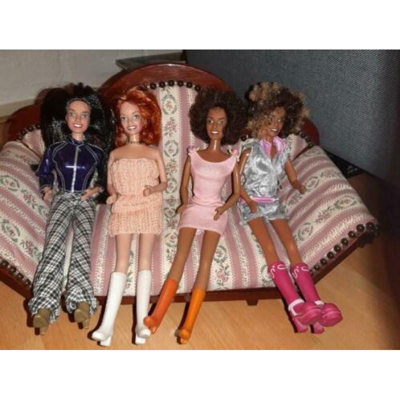 Spice Girls 4 Barbiepoppen Met Bank