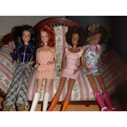 Spice Girls 4 Barbiepoppen Met Bank