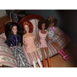 Spice Girls 4 Barbiepoppen Met Bank