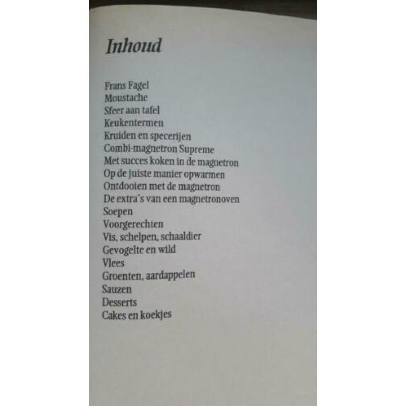 Het complete magnetronboek - Frans Fagel. Kookboek
