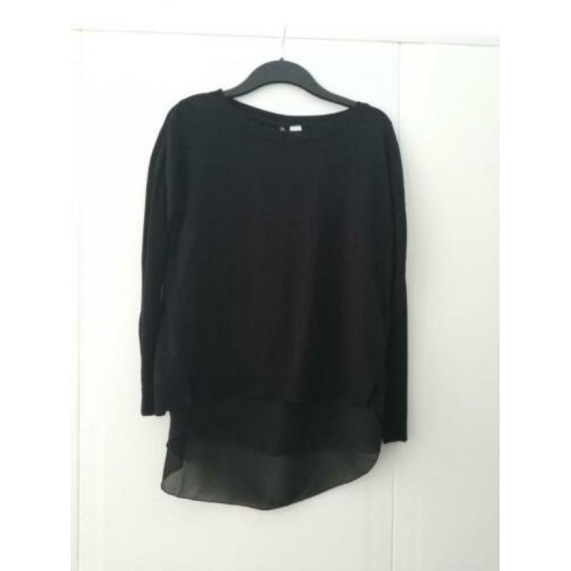 H&M Divided zwarte top - maat M