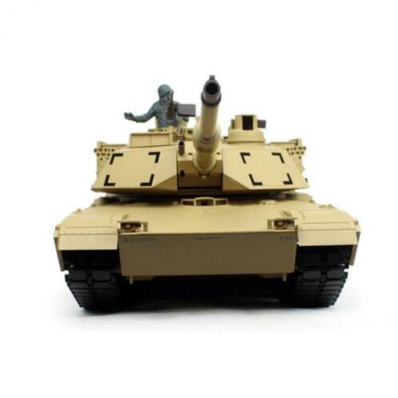 Torro 1:16 RC M1A2 Abrams sand BB+IR RC tank 2.4GHz