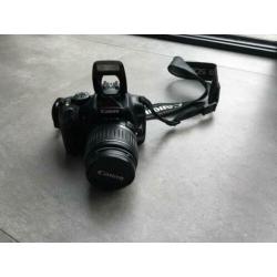Canon Eos 400D camera met lens 18-55 en sigma lens 55-200mm