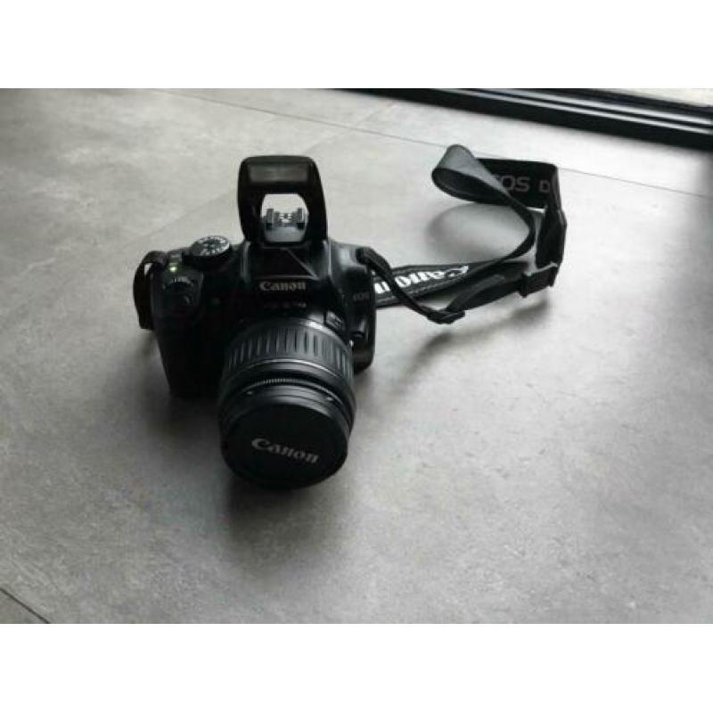 Canon Eos 400D camera met lens 18-55 en sigma lens 55-200mm