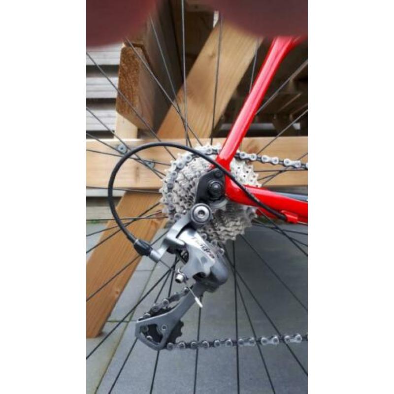 Specialized Roubaix X3 (triple) wit/rood maat 61