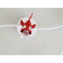 plafond lamp met 3 spotjes vissen kinderkamer circa 73 cm