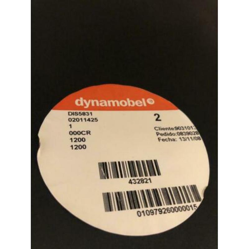 Dynabobel Bureaustoel/vergaderstoel (zwart stof) Design!!