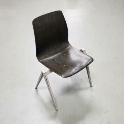 12x Galvanitas S22 stoelen, Pagholz vintage schoolstoel 824