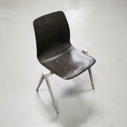 12x Galvanitas S22 stoelen, Pagholz vintage schoolstoel 824