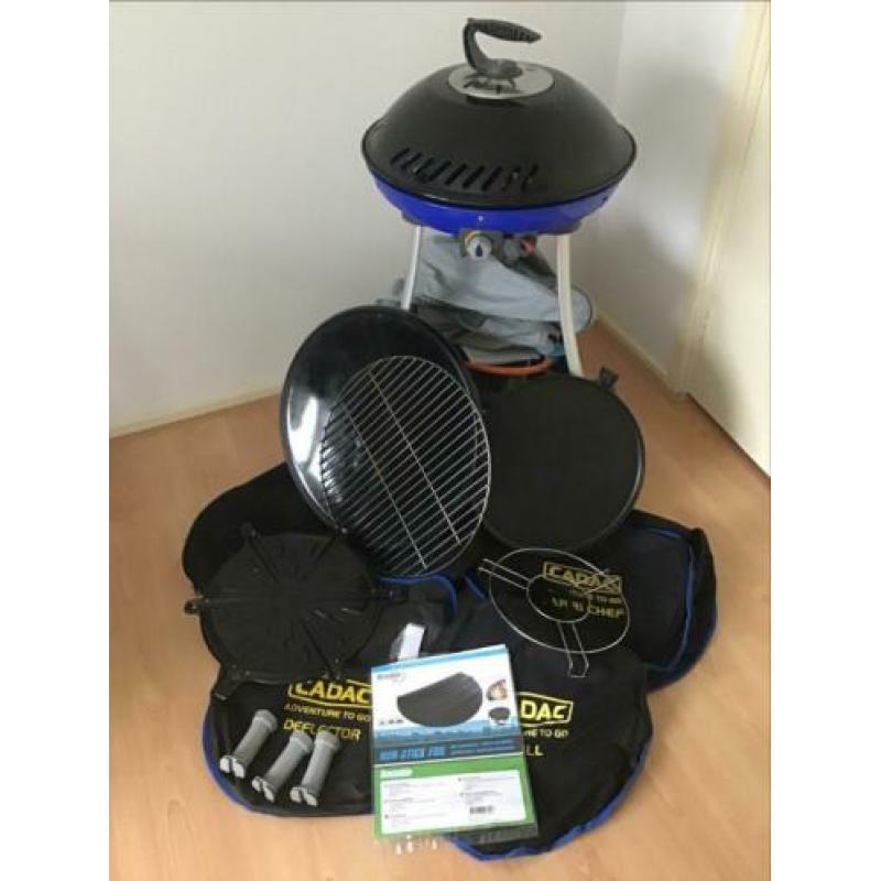 Cadac skottelbraai de luxe, Carri Chef met veel accessoires.