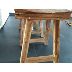 Chinese houten krukjes