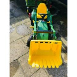 John Deere trekker met luchtbanden compleet