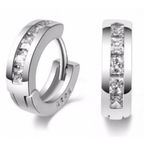 925 Sterling Zilveren Oorringen met Zirkonia Nieuw