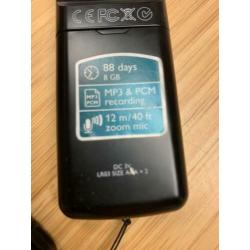 Philips Voice Tracer recorder / opnemen met extra microfoon
