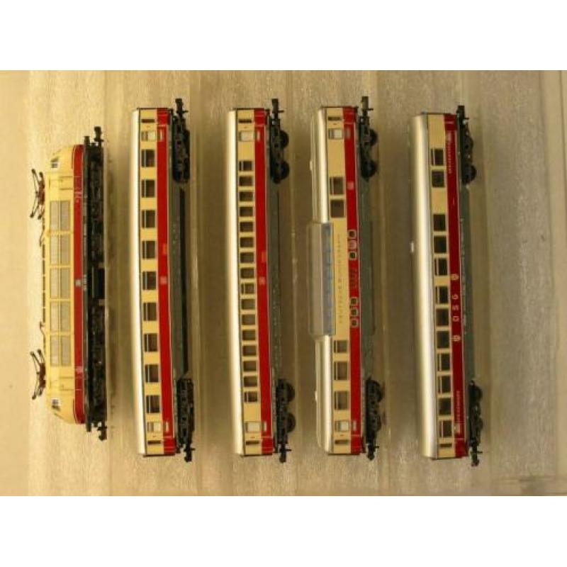 N Spoor Minitrix 5 delig DB TEE set zeer nette staat