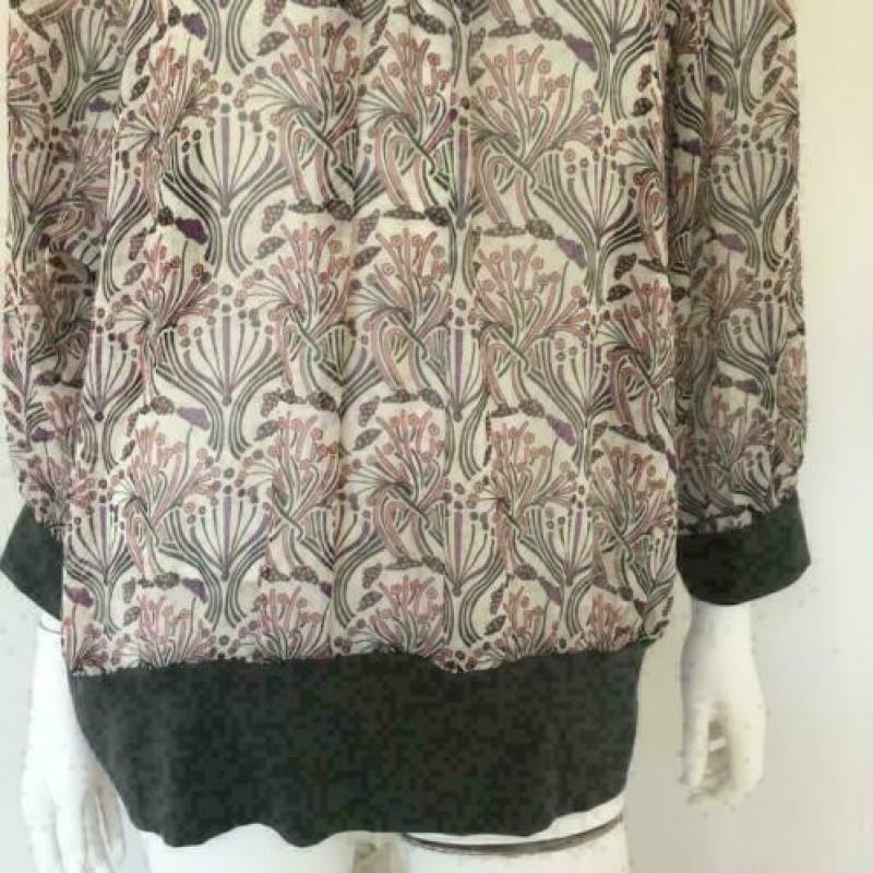 3647 Mooie transparante blouse top VILA; Mt=L Nieuwstaat