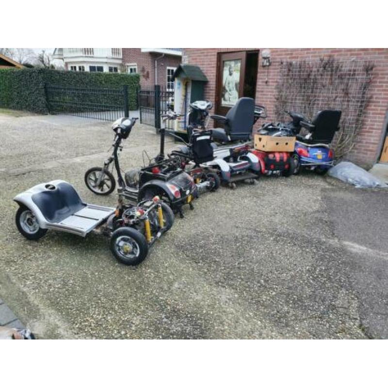 Opvouwbare scootmobiel Brio. Zonder accu.