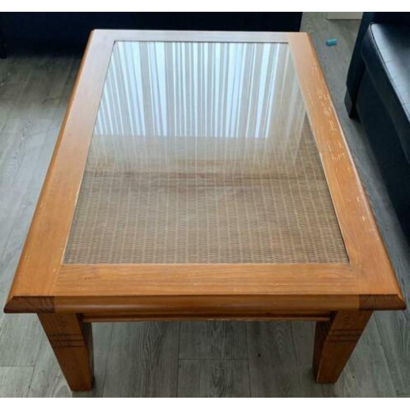 Salontafel, rechthoekig, gratis op te halen.