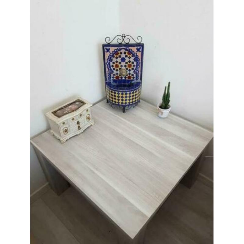 Wandmeubel ''Provence'' kompleet met salontafel en Hoektafel