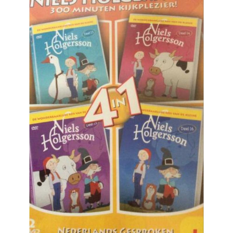 Nieuw 2 dvd’s verzamelbox Niels Holgersson-