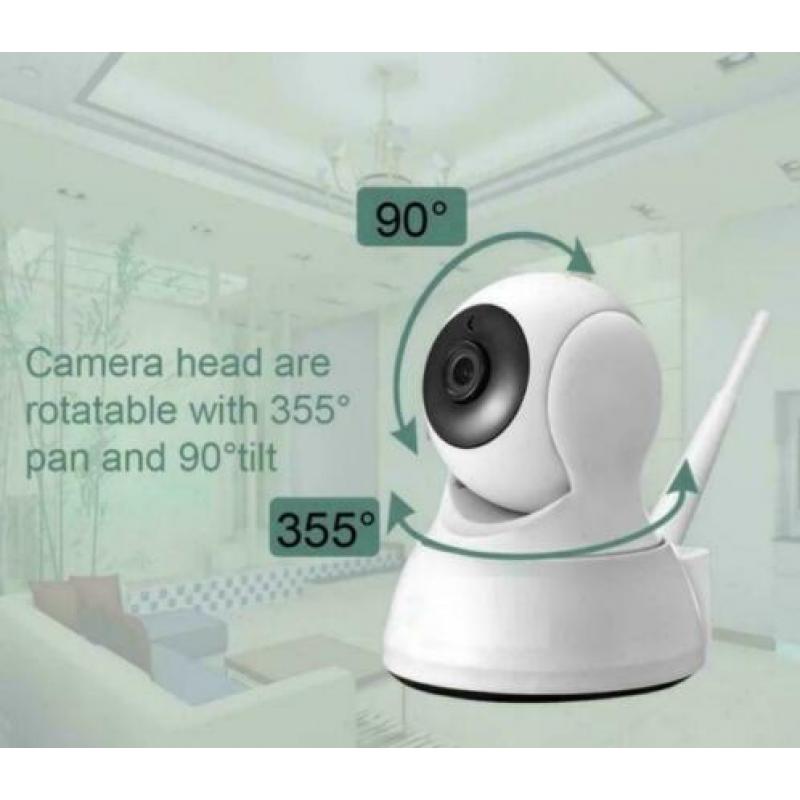 Nieuwe babyfoon met 360 grd camera en nachtstand