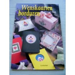 Wenskaarten Borduren. Door: Margit Reij 47 Pagina’s Wenskaa