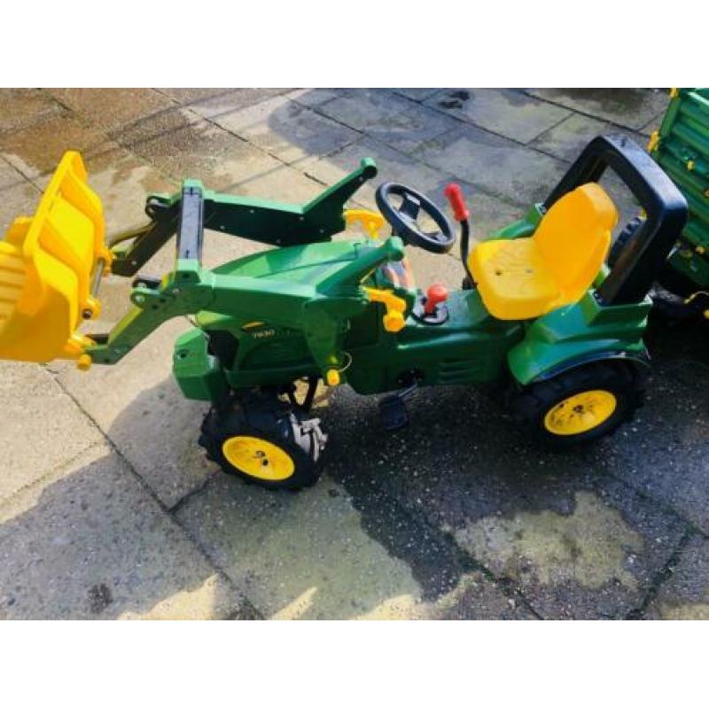 John Deere trekker met luchtbanden compleet