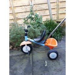 Kettler driewieler met die stok.
