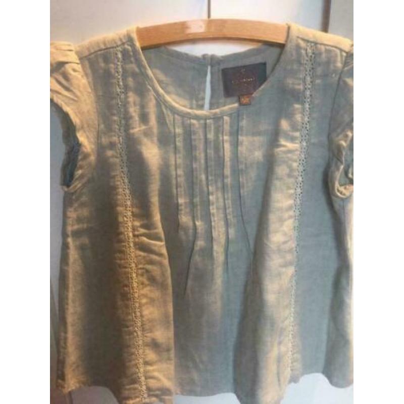 Zacht meisje blouse, maat: 128