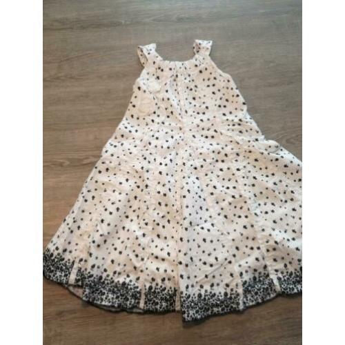 Sd le chic jurkje blauw wit mt 104