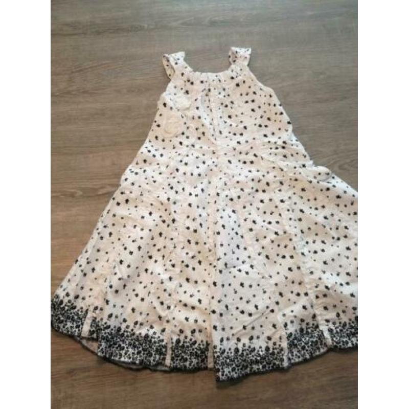 Sd le chic jurkje blauw wit mt 104