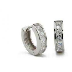 925 Sterling Zilveren Oorringen met Zirkonia Nieuw