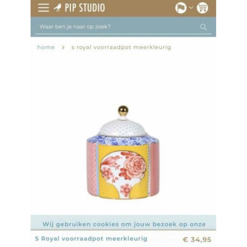 Pip voorraadpot zgan