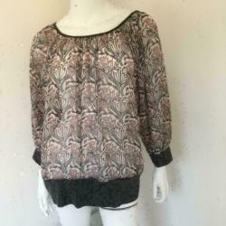 3647 Mooie transparante blouse top VILA; Mt=L Nieuwstaat