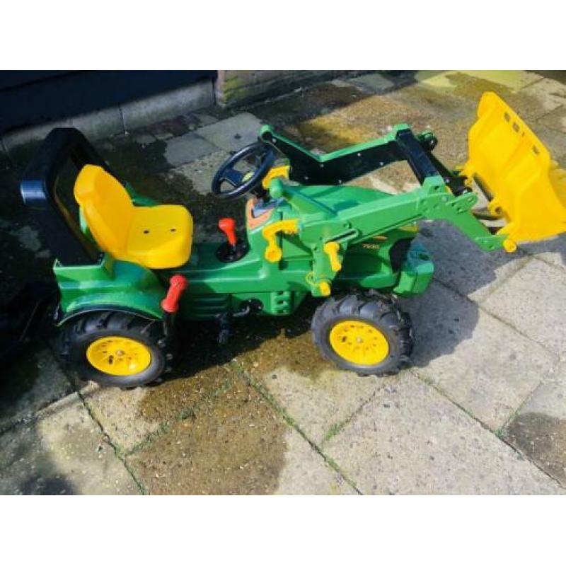 John Deere trekker met luchtbanden compleet