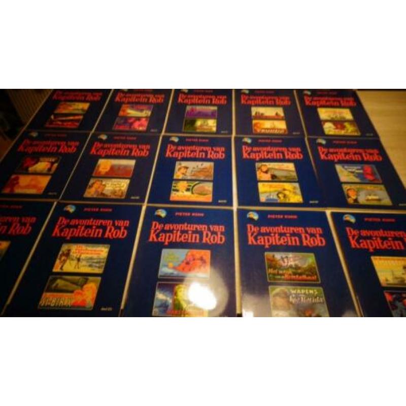 Kapitein Rob stripboeken 21 stuks zgan