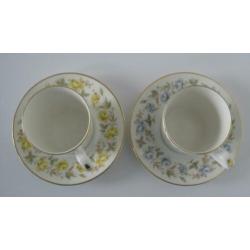 Royal Albert Kop en Schotels Yellow Ribbon / Blue Gown