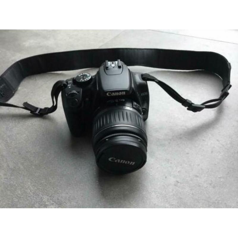 Canon Eos 400D camera met lens 18-55 en sigma lens 55-200mm