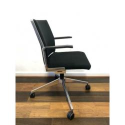 Dynabobel Bureaustoel/vergaderstoel (zwart stof) Design!!