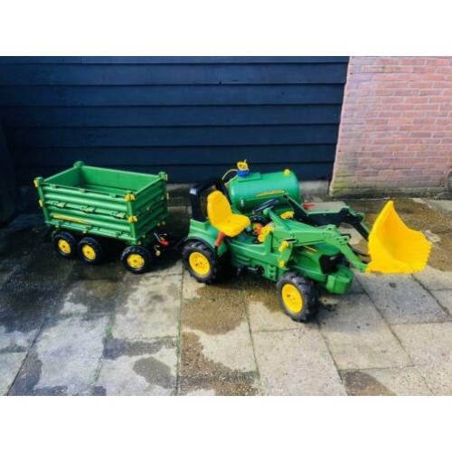 John Deere trekker met luchtbanden compleet