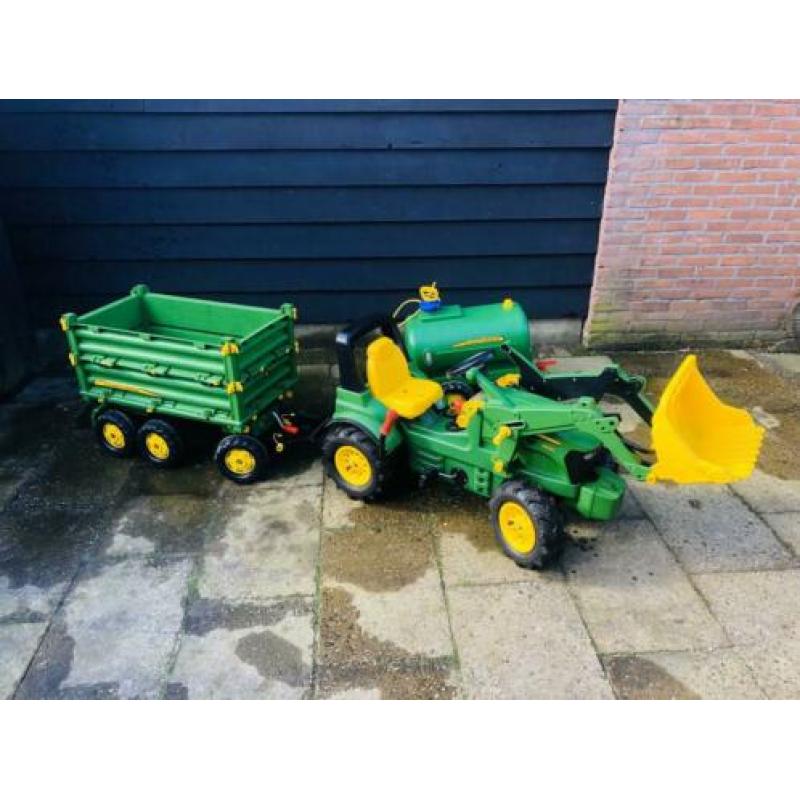 John Deere trekker met luchtbanden compleet