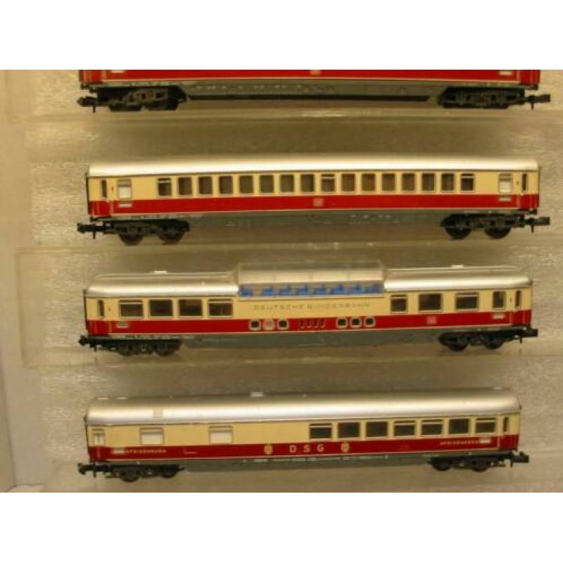 N Spoor Minitrix 5 delig DB TEE set zeer nette staat