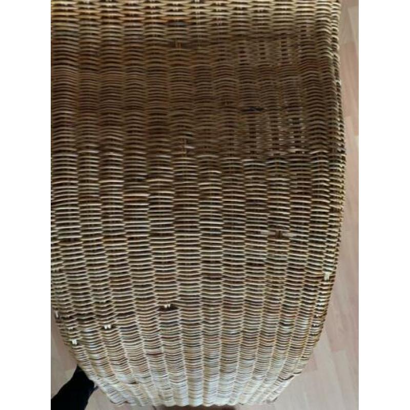 Rotan Chaise Longue Divan Ligstoel Rieten Lounge IKEA