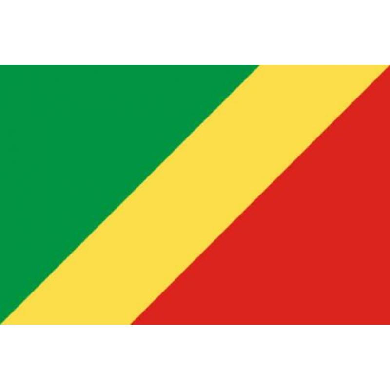 Congo-Kinshasa. vlag 90 x 150 cm vlaggen van Afrika