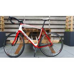 Specialized Roubaix X3 (triple) wit/rood maat 61
