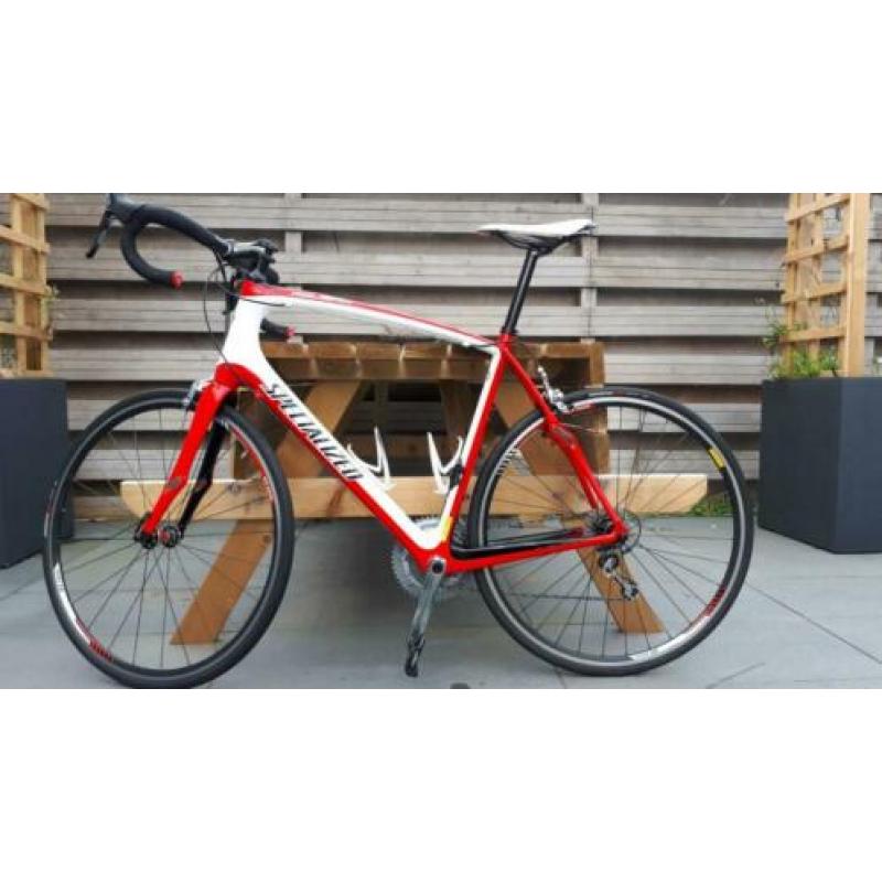 Specialized Roubaix X3 (triple) wit/rood maat 61