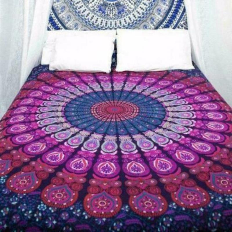 Honana Bohemian Style Polyester fiber Beach Yoga Mat -Nieuw!